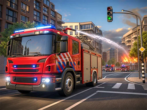 Fire Truck Rescue simulator - BIGWIN