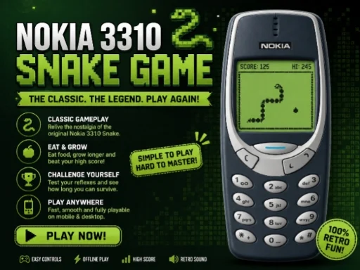 Nokia 3310 Snack Game - BIGWIN