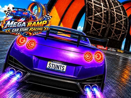 Mega Ramp Car Stunt Racing - BIGWIN