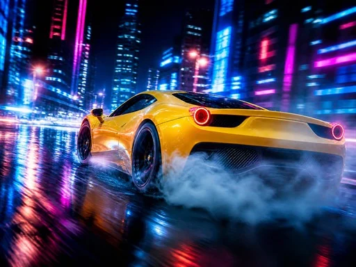 Neon City Drift Racing - BIGWIN