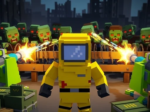 Pixel Zombie Base Defense - BIGWIN