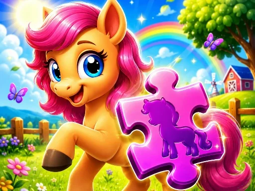 Cute Pony Puzzle Quest - BIGWIN