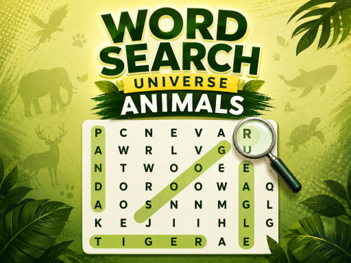 Word Search Universe Animals - BIGWIN
