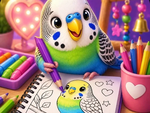 BTS Budgie Coloring Book - BIGWIN